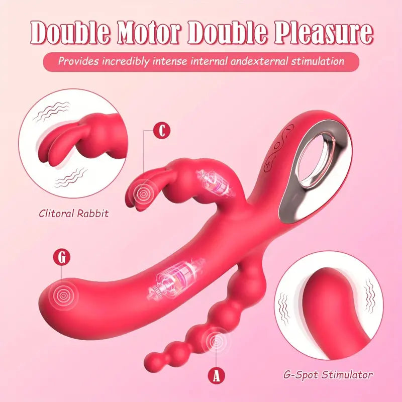 G-Spot Rabbit Vibrator Clitoris Stimulator Frequency Modes For Women Pleasure