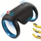 Wearable Penis Sleeve Penis Ring Vibrator, 9 Modes Waterproof Male Masturbator