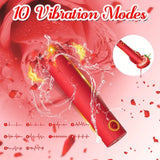 Bullet Vibrator Rose Sex Toy For WomenNipple G Spot Clitoral Stimulator