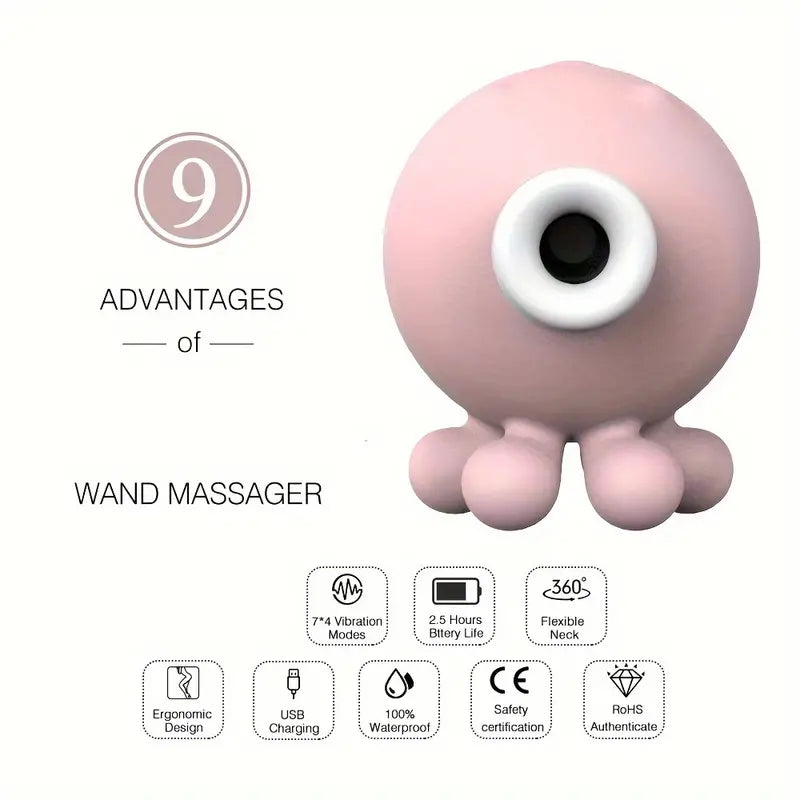 Octopus Sucking Vibrator Adult Sex Toys For Women