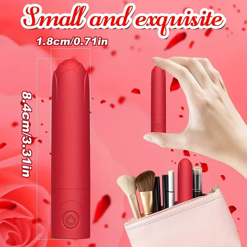 Bullet Vibrator Rose Sex Toy For WomenNipple G Spot Clitoral Stimulator