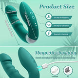 G Spot Vibrator 180° Transformation Vibrating Dildo For Women Men Sex Toys