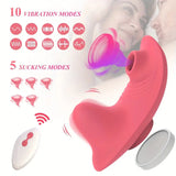 Wearable Panty Sucking Vibrator With Strong Magnetic Clip Sex Toys