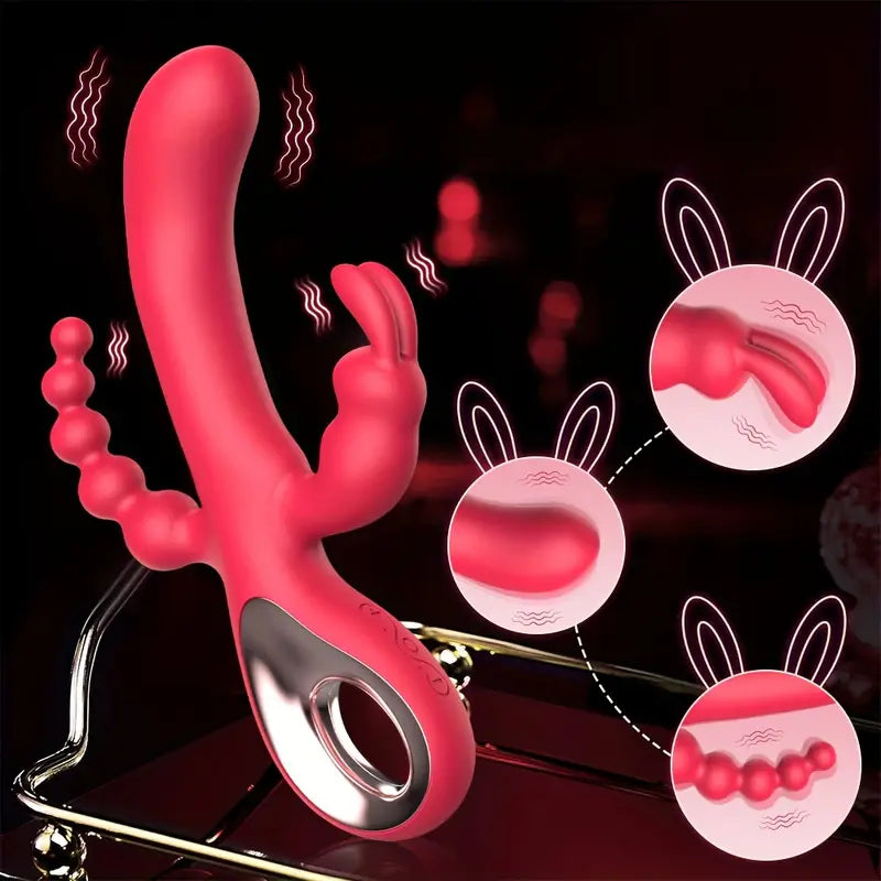 G-Spot Rabbit Vibrator Clitoris Stimulator Frequency Modes For Women Pleasure