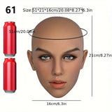 Sex Doll Head Male Masturbator Oral Sex Adult Supplies Sex Doll Head Without Hair