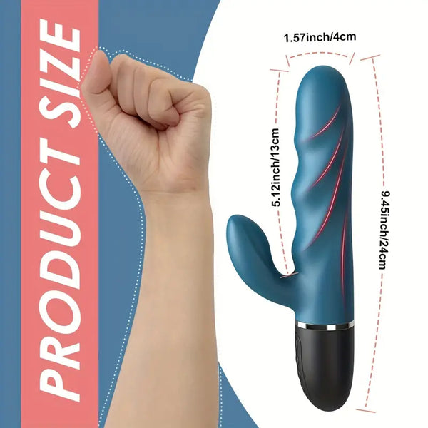 G-Spot Dildo Rabbit Vibrator, Clitoris Stimulator For Women Masturbation