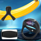 Vibrating Penis Ring Male Delay Ejaculation Charging Couple Invisible Cock Ring