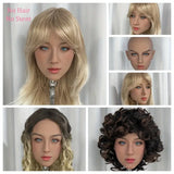 Sex Doll Head Male Masturbator Oral Sex Adult Supplies Sex Doll Head Without Hair