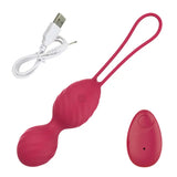 Kegel Balls Vibrator, Kegel Exercise Ball, Wireless Remote Control Vagina Vibrating Egg