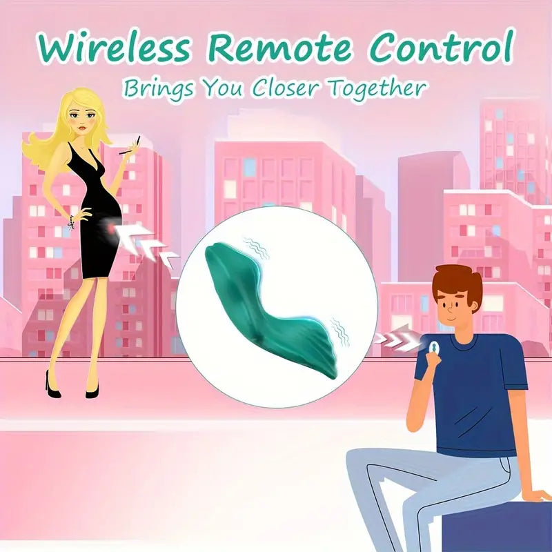 Wireless Remote Control Wearable , G Spot Butterfly Vibrator With 9 Vibration Massager