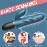 G-Spot Dildo Rabbit Vibrator, Clitoris Stimulator For Women Masturbation