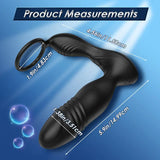 Anal Plug Anal Vibrator Prostate Massager With Penis Ring Sex Toy