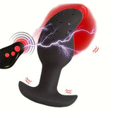 Electric Shock Anal Plug Vibrator Butt Plug, Discharge Clitoris Penis Stimulation